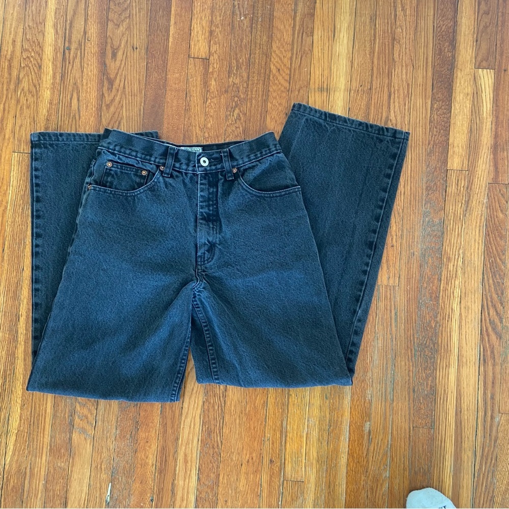 Dickies black high waisted wide leg jeans